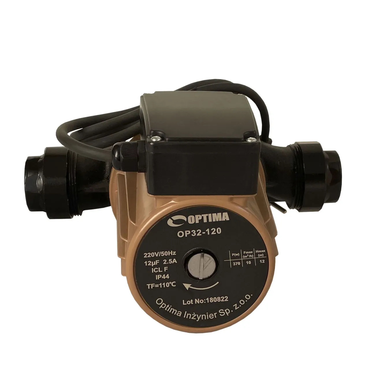 Насос циркуляционный Optima OP32-120 220мм + гайки, + кабель с вилкой Фото - 6