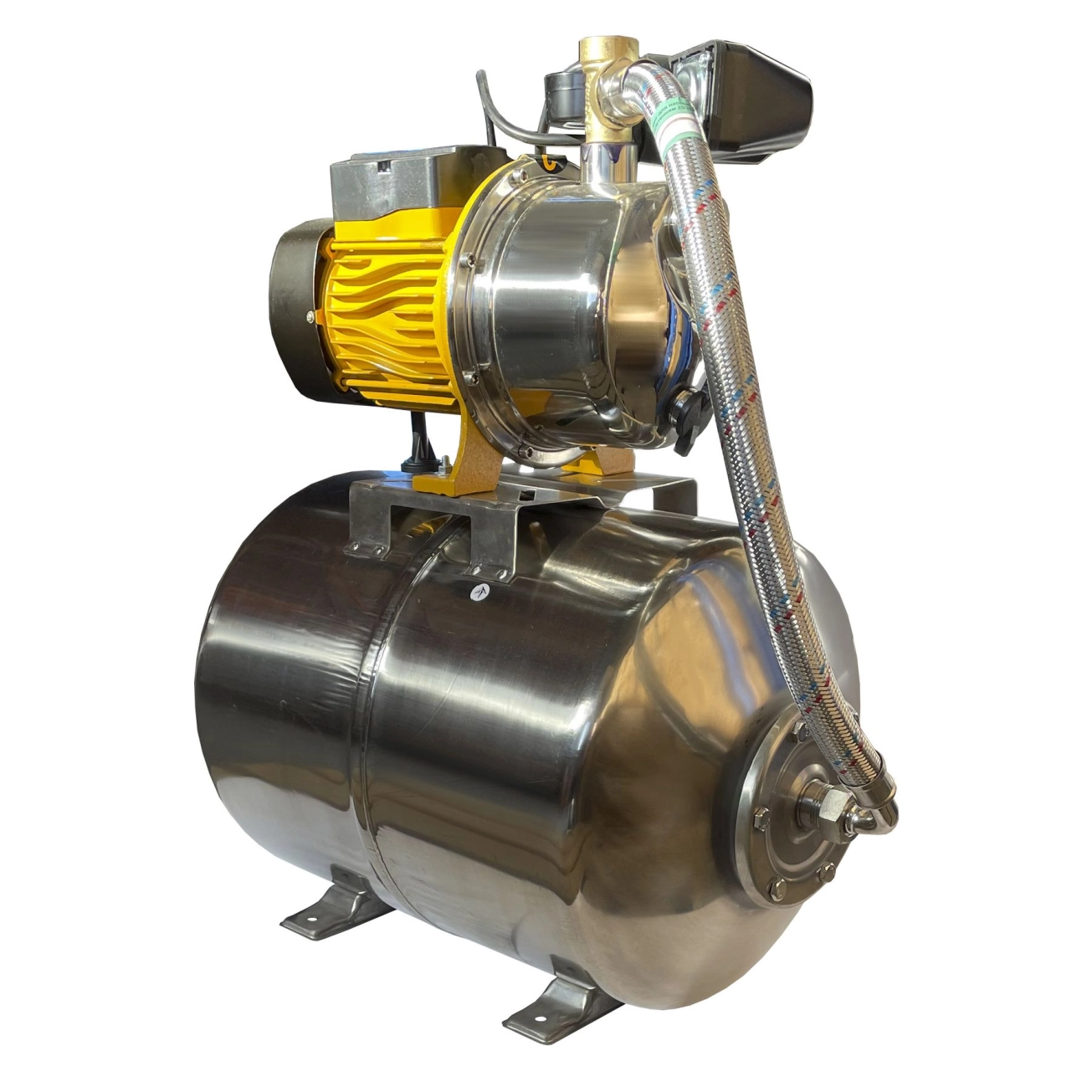 Насосна станція Optima JET100S-PL-50INOX 1,1кВт нержавійка на гребінці Фото - 1