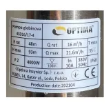 Насос скважинный с повышенной устойчивостью к песку OPTIMA 4SD16/17 4 кВт 93м 3-фазный ( 2 части ) Фото - 2