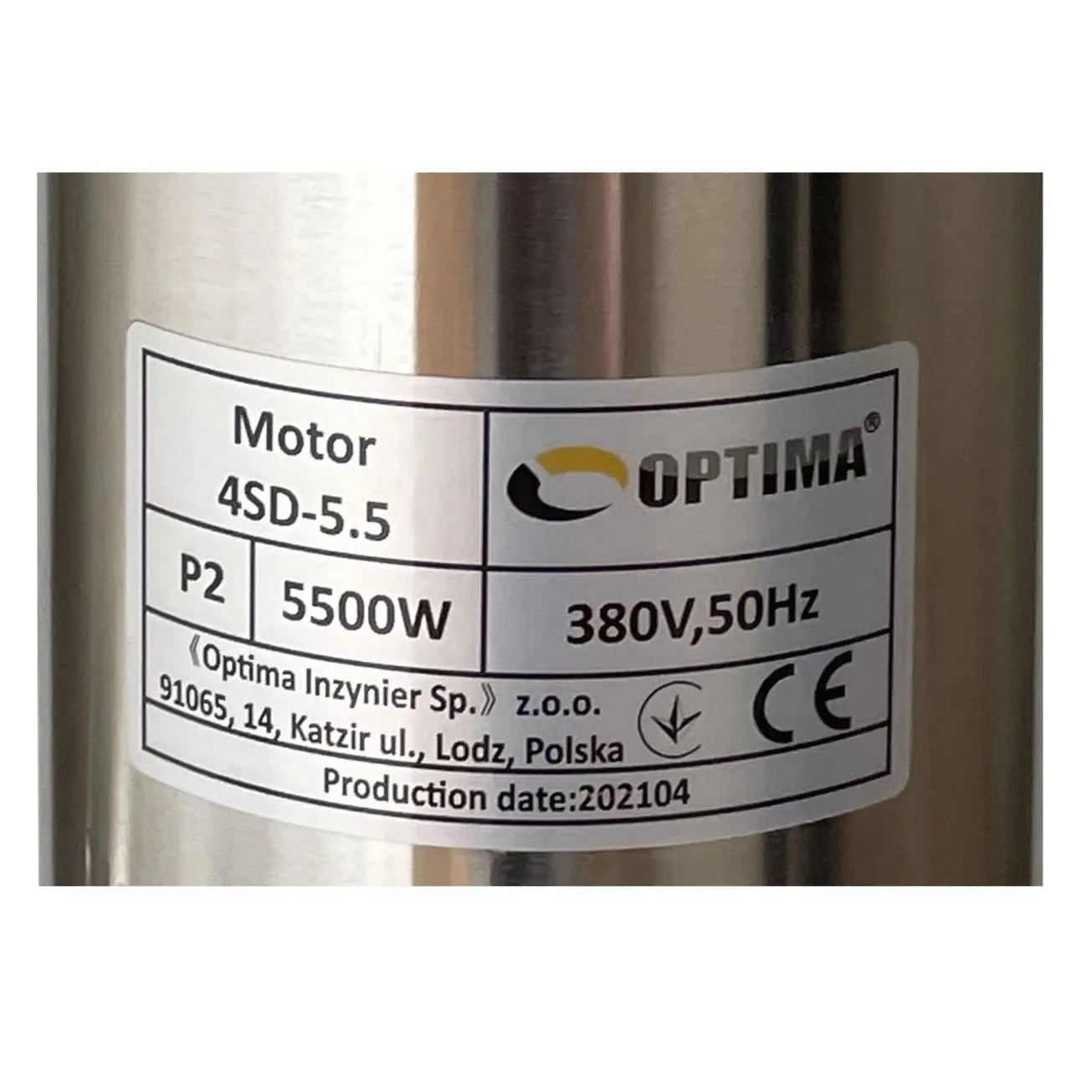 Насос свердловинний з підвищеною стійкістю до піску  OPTIMA 4SD16/22 5,5 кВт 120м 3-фазний ( 2 частини ) Фото - 4