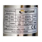 Насос свердловинний з підвищеною стійкістю до піску  OPTIMA 4SD16/22 5,5 кВт 120м 3-фазний ( 2 частини ) Фото - 2