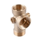 Гребенка 5-ти ходовая 80мм (пятерка) Optima с выходами 1/4″вр 1/4″зр на одной оси (DS 005 C)