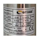 Насос свердловинний з підвищеною стійкістю до піску  3″ OPTIMA 3SDm1,8/39 1,1 кВт 159м +пульт+кабель 1,5мNEW Фото - 2