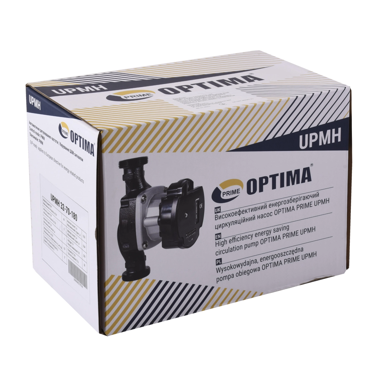 Насос циркуляційний енергоощадний  Optima PRIME UPMH 32-70AUTO 180мм + гайки Фото - 4