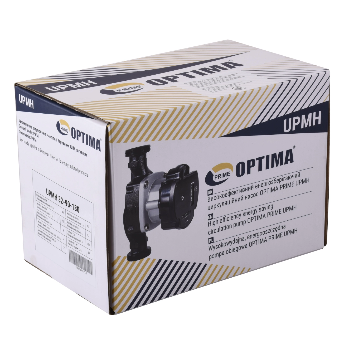 Насос циркуляційний енергоощадний  Optima PRIME UPMH 32-90AUTO 180мм + гайки Фото - 4