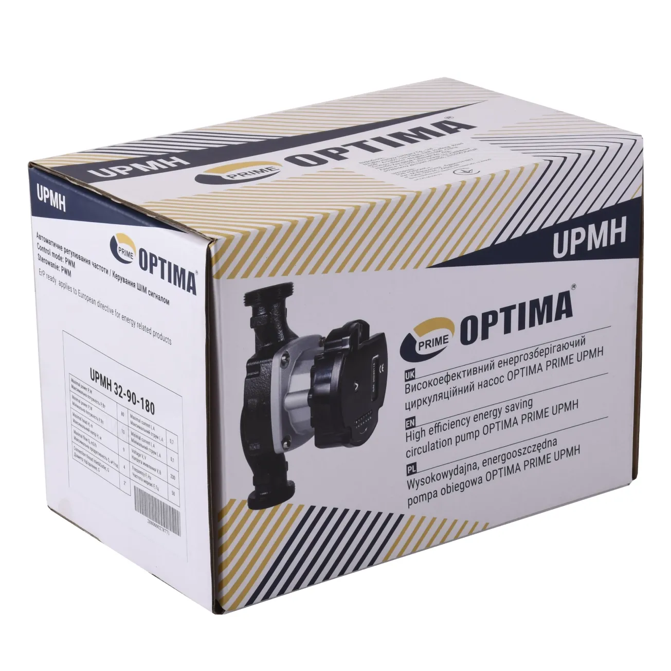 Насос циркуляционный энергосберегающий Optima PRIME UPMH 32-90AUTO 180мм + гайки Фото - 4