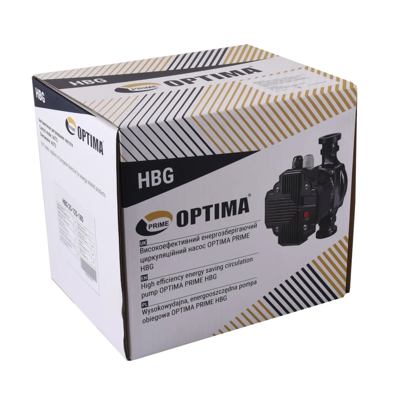 Насос циркуляційний енергоощадний  Optima PRIME HBG 25-125AUTO 180мм Фото - 2