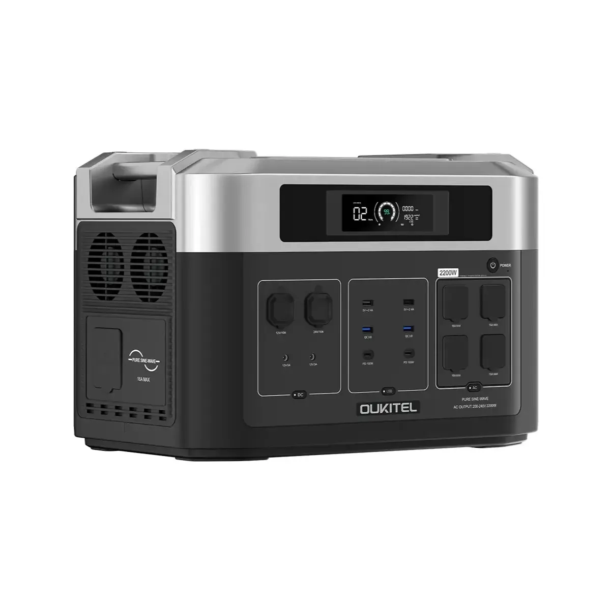 Портативна зарядна станція Oukitel BP2000 (BP2000EU) 2048Wh (42-00100)