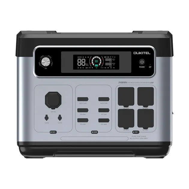 Портативная зарядная станция Oukitel P2400E 2400W 2048Wh (42-00236) Фото - 2