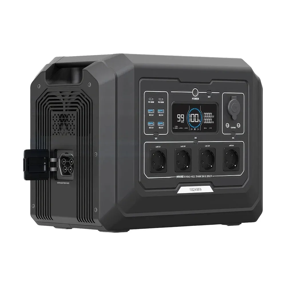 Портативна зарядна станція OUPES Mega 1 S1 2000W 1024Wh LiFePO4 (42-00306) Фото - 1