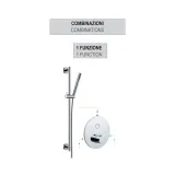 Смеситель для душа Paffoni Compact box скрытого монтажа (1 функция), хром (CPM013CR) Фото - 4
