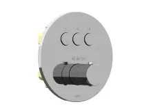Термостат для душа Paffoni Compact box скрытого монтажа (3 функции), хром (CPT 019CR)