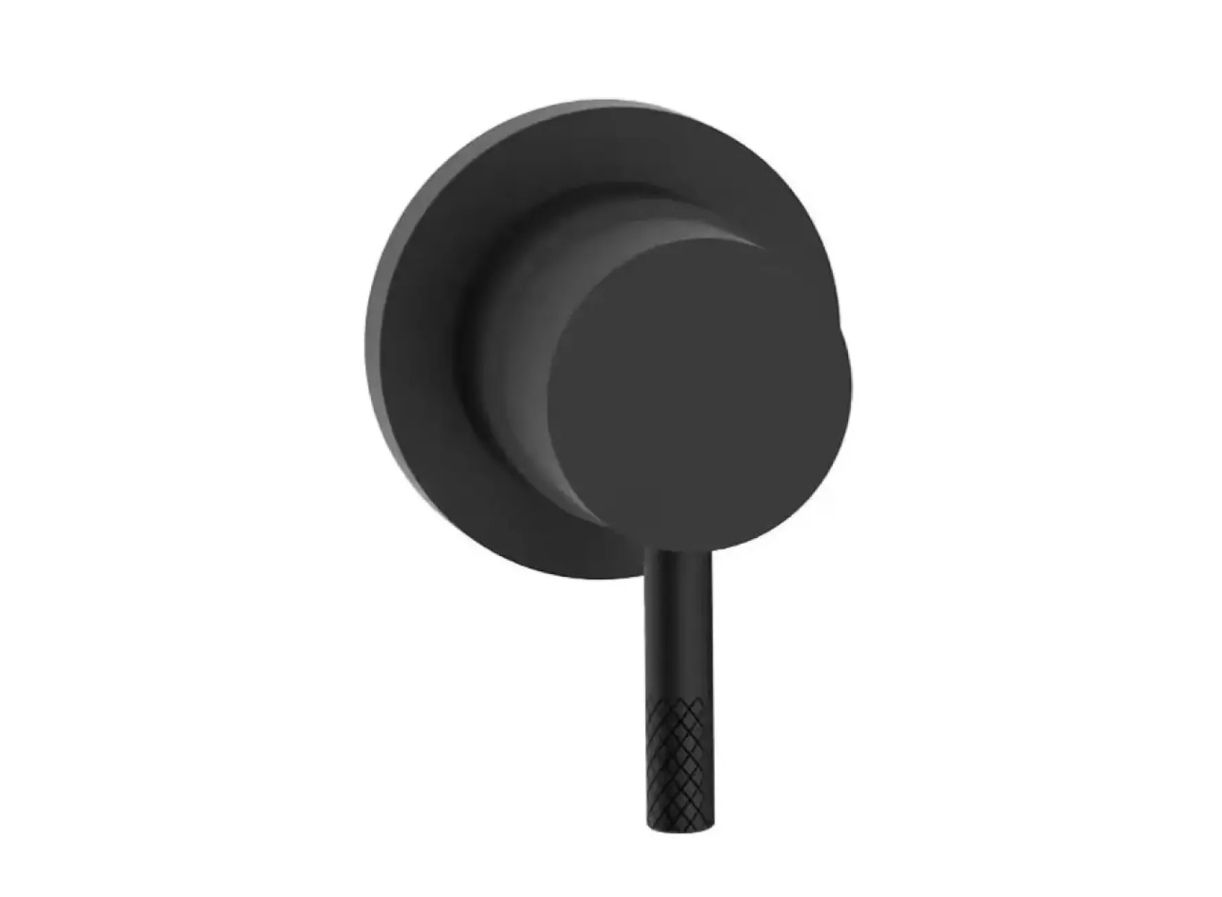 Смеситель для душа Paffoni Jolly скрытого монтажа, 1 выход, пластина D=70 мм, Matt black (JL010NO70)