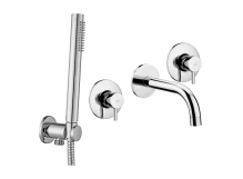 Комплект смесителей для ванны Paffoni, хром (KITLIG010BCR)