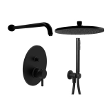 Душова система Paffoni Light, чорний (KITLIG015NO) Фото - 1