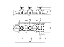 Душова система прихованого монтажу Paffoni Modular box, хром (KITMDE000CR) Фото - 2