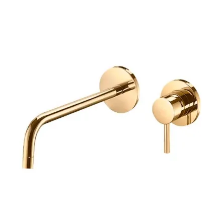 Смеситель для умывальника Paffoni Light, Honey Gold (LIG006HG70)