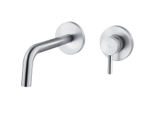 Смеситель для раковины Paffoni Light, встраиваемый, Steel (LIG006ST70)