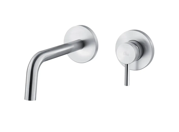 Смеситель для раковины Paffoni Light, встраиваемый, Steel (LIG006ST70)