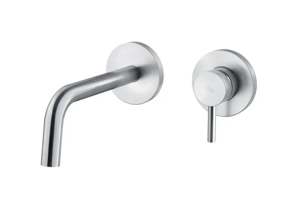 Смеситель для раковины Paffoni Light, встраиваемый, Steel (LIG006ST70)