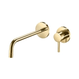 Смеситель для умывальника Paffoni Light, Honey Gold (LIG007HG70)