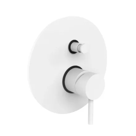 Змішувач для ванни/душу Paffoni Light, Bianco Opaco (LIG015BO)