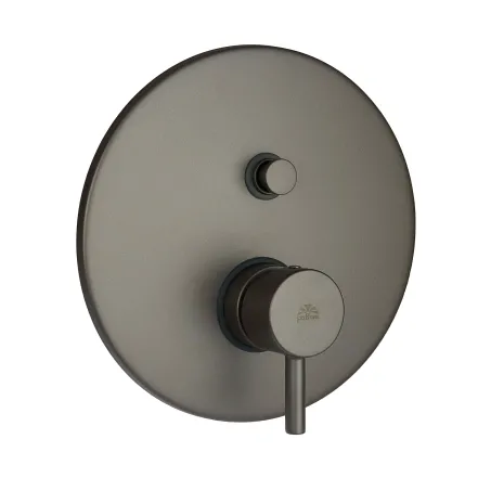 Смеситель для душа Paffoni Light, на 2 выхода, Mercury Grey (LIG015MG)