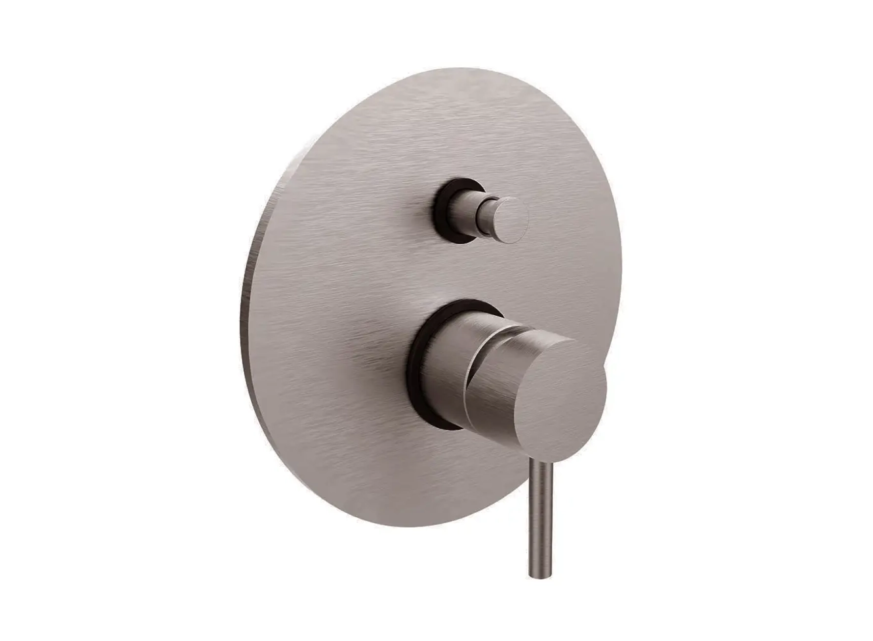 Змішувач для душу Paffoni Light, на 2 виходи, Brushed Black Nickel (LIG015NKNSP)