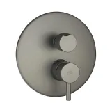 Смеситель для душа Paffoni Light скрытого монтажа на 3 потребителя, Mercury Grey (LIG019MG)