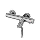 Смеситель для ванны Paffoni Light, Steel Looking (LIG022ST) Фото - 1