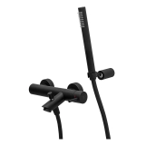 Смеситель для ванны Paffoni Light, черный (LIG023NO)