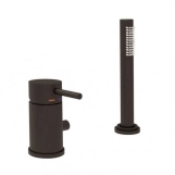 Смеситель на борт ванной Paffoni Light MAX FLOW, Brushed Black Nickel (LIG048NKNSP)