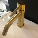 Змішувач для умивальника Paffoni Light без донного клапана, Brushed Honey Gold (LIG071HGSP) Фото - 3