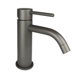 Змішувач для умивальника Paffoni Light без донного клапана Mercury Grey (LIG071MG)