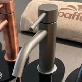 Смеситель для умывальника Paffoni Light без донного клапана Mercury Grey (LIG071MG) Фото - 2