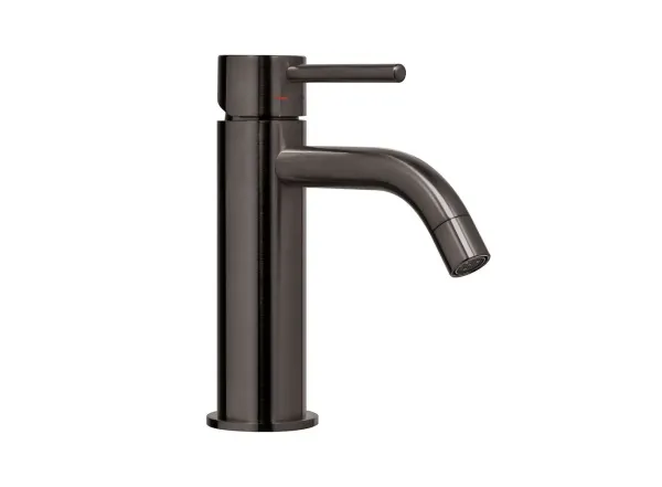 Змішувач для умивальника Paffoni Light без донного клапана, Brushed Black Nickel (LIG071NKNSP)