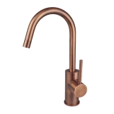 Смеситель для умывальника Paffoni Light без донного клапана, Brushed Honey Gold (LIG078HGSP)