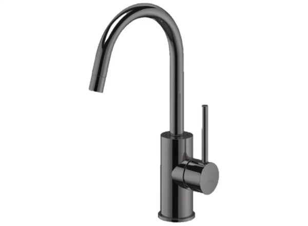 Смеситель для умывальника Paffoni Light без донного клапана, Brushed Black Nickel (LIG078NKNSP)