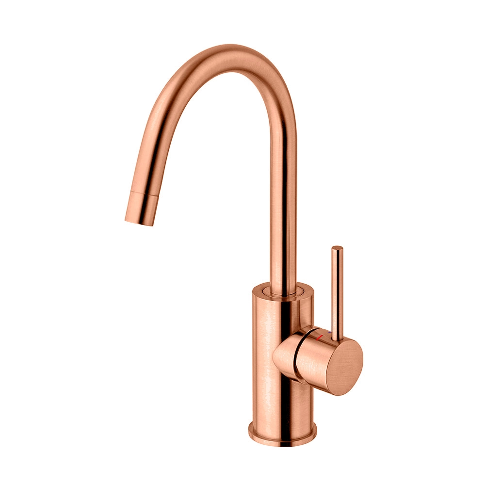 Змішувач для умивальника Paffoni Light без донного клапана, Brushed Copper (LIG078RMSP)