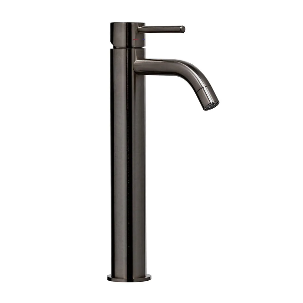 Смеситель для умывальника Paffoni Light высокий, Brushed Black Nickel (LIG081NKNSP)
