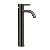 Смеситель для умывальника Paffoni Light высокий, Brushed Black Nickel (LIG081NKNSP)