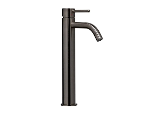 Змішувач для умивальника Paffoni Light високий, з донним клапаном, Brushed Black Nickel (LIG085NKNSP)