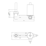 Змішувач для раковини Paffoni Light 245, чорний (LIG106NO70) Фото - 3