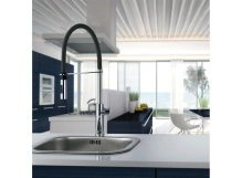 Змішувач для мийки Paffoni Light Professional, матовий чорний (LIG179NONO) Фото - 1