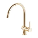 Смеситель для кухни Paffoni Light, с поворотным изливом, Honey Gold (LIG280HG)