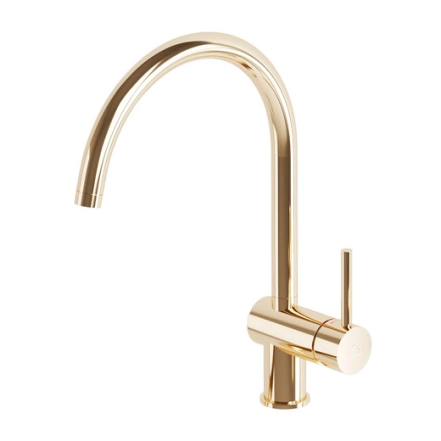 Смеситель для кухни Paffoni Light, с поворотным изливом, Honey Gold (LIG280HG)
