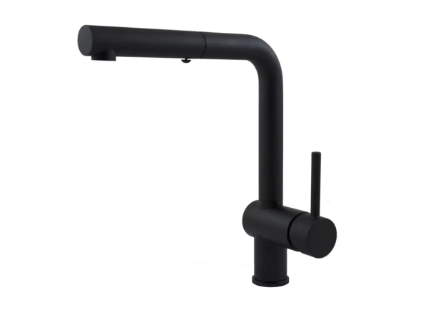 Смеситель для мойки Paffoni Light, черный матовый (LIG285NO-MET)