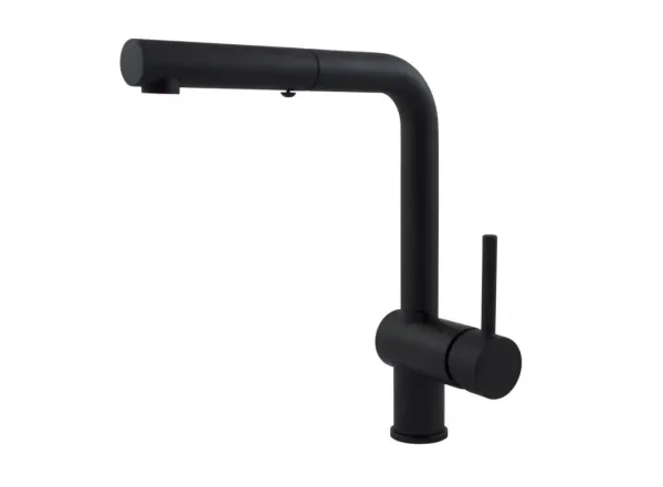 Смеситель для мойки Paffoni Light, черный матовый (LIG285NO-MET)