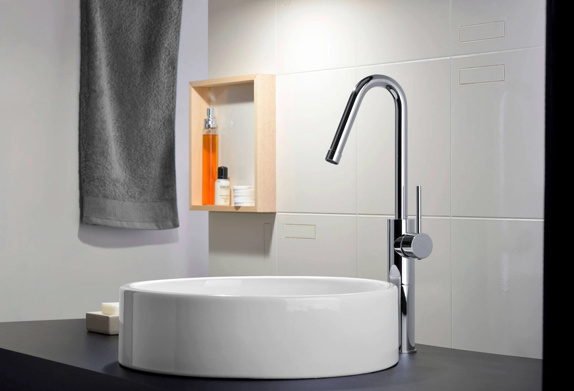 Смеситель для умывальника Paffoni Light, хром (LIG977CR) Фото - 1