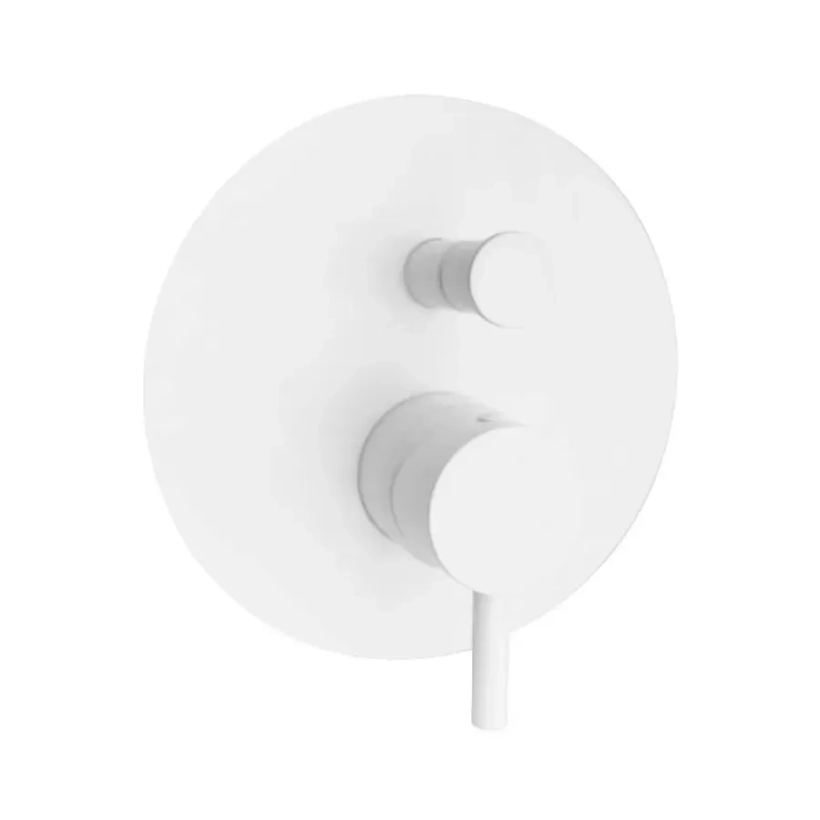 Змішувач для душу Paffoni Light на 2 споживача, для PBOX 001, Bianco Opaco (LIGBOX015BO/M)